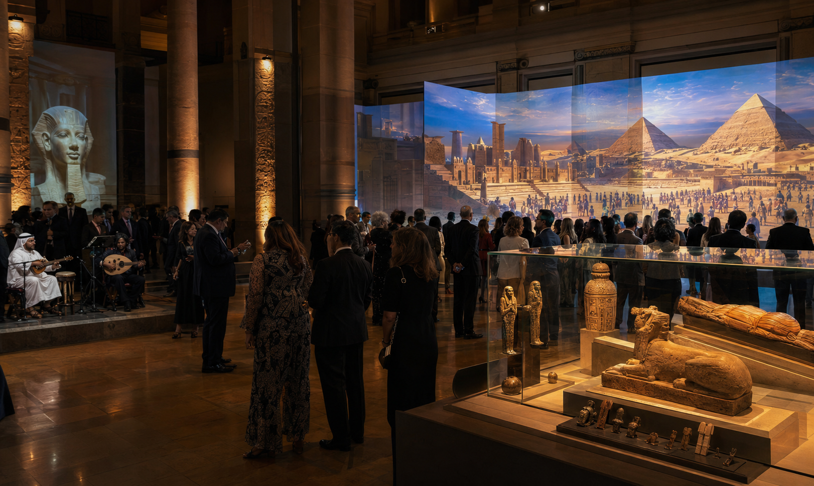 Mostra Internazionale e Presentazione del Museo Virtuale presso il Museo Nazionale della Civiltà Egiziana